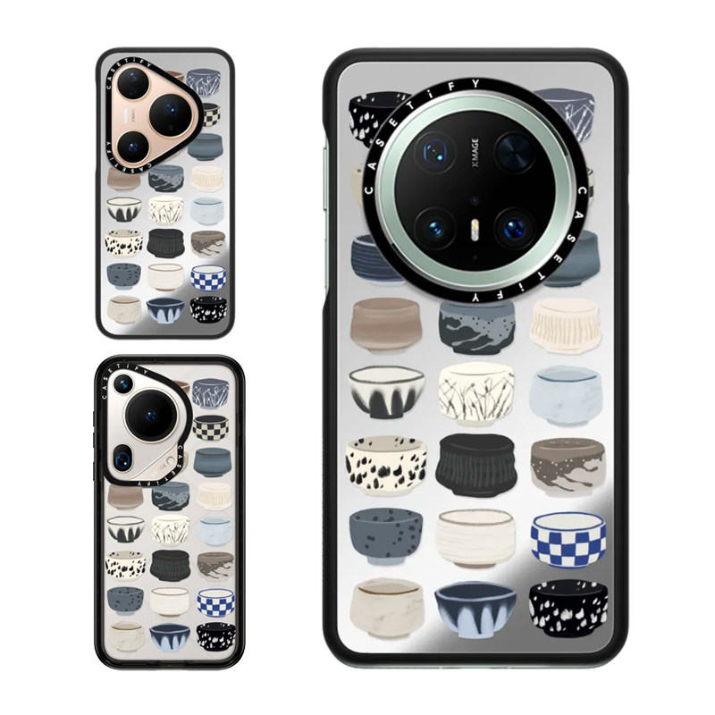 现货CASETiFY抹茶碗适用华为Pura 80 Pro手机壳Ultra/Pocket 2折叠Mate70Pro+创意小众轻奢全包防摔保护套p80