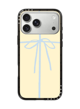 现货CASETiFY裹在蝴蝶结里黄色适用苹果iPhone17 pro max磁吸手机壳16/15/14时尚简约高端13全包防摔保护套12