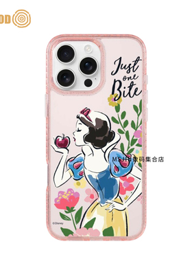 THE HOOD迪士尼联名白雪公主适用苹果iPhone16/15/14/Pro/Max磁吸手机壳甜美少女心小众高级感全包防摔保护套