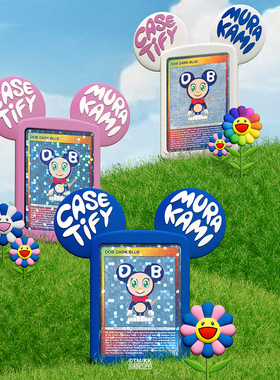 村上隆 x CASETiFY MR. DOB联名SNAPPY™ 收藏磁吸卡套贴时尚卡包
