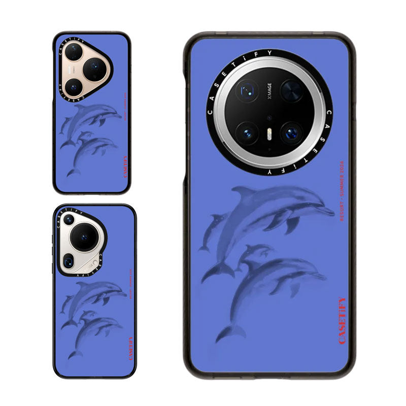 CASETiFY海豚戏水适用华为手机壳