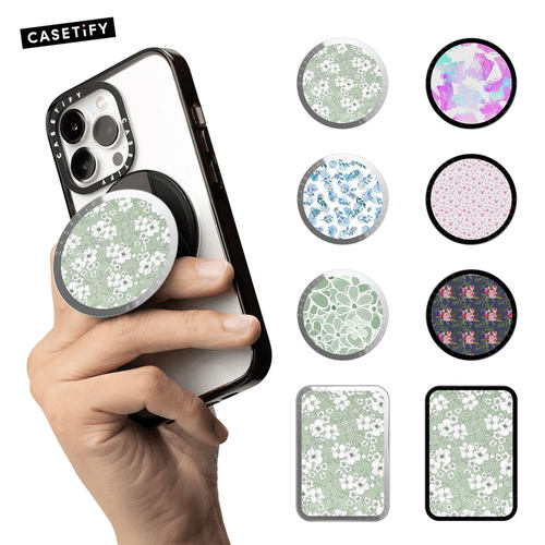 CASETiFY清新花卉磁吸手机支架