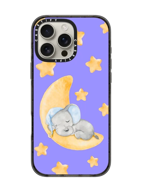 现货CASETiFY酣然长梦紫色底星星大象适用苹果iPhone16 pro max手机壳15/14/13磁吸12可爱软妹轻奢保护套plus