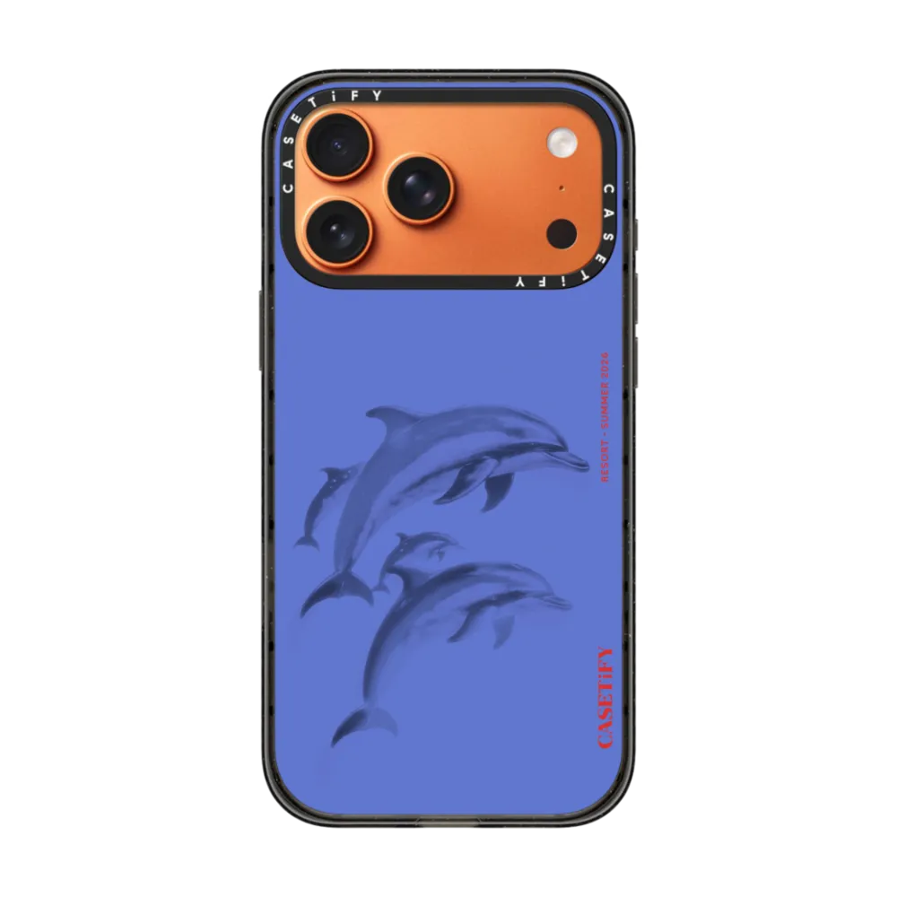 CASETiFY海豚戏水适用苹果手机壳