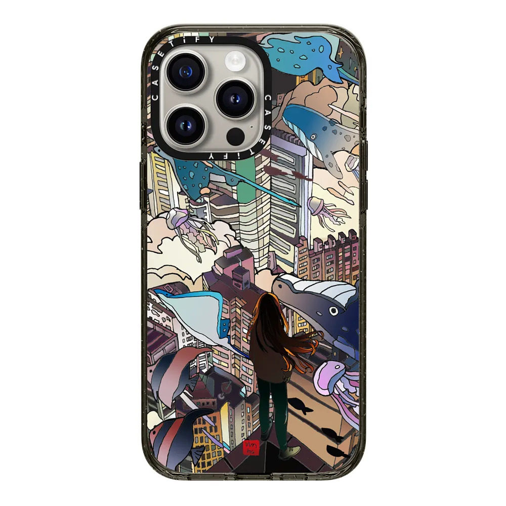 无法移开视线casetify适用苹果iPhone15 Pro Max磁吸手机壳14潮牌13小众艺术家Vivian Ho幻想世界防摔保护套怎么样,好用不?