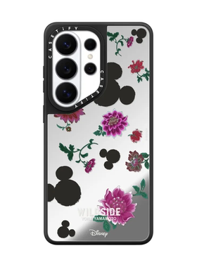 现货CASETiFY联名WILDSIDE山本耀司迪士尼米奇与红花适用三星S25/S26 Ultra手机壳s26+个性奢华潮流保护套s24