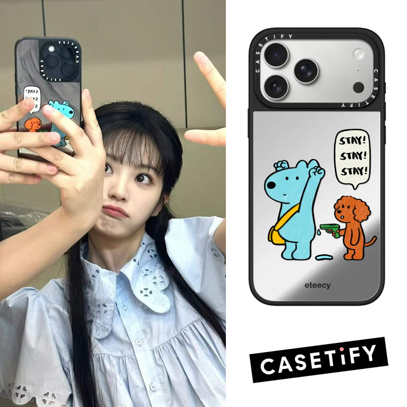 现货CASETiFY田曦薇同款与我同行适用与苹果iPhone17 pro max磁吸手机壳16/15/14小众可爱狗狗13明星保护套12