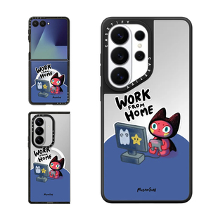 Flip7 Ultra手机壳Z S26 5卡通萌趣保护套s24 Fold 现货CASETiFY暗黑系猫咪Badmeaw居家办公适用三星S25