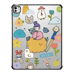 casetify思考ing女孩適用蘋果iPad 7代卡通防摔殼M2 12.9寸平板電腦保護套翻蓋Air第3 Pro11
