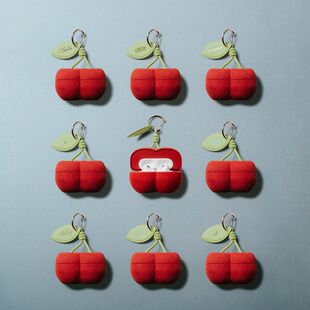 3代无线蓝牙耳机保护套带饰扣可挂包防摔壳 pro CASETiFY个性 化定制可写字樱桃耳机收纳袋适用于苹果AirPods