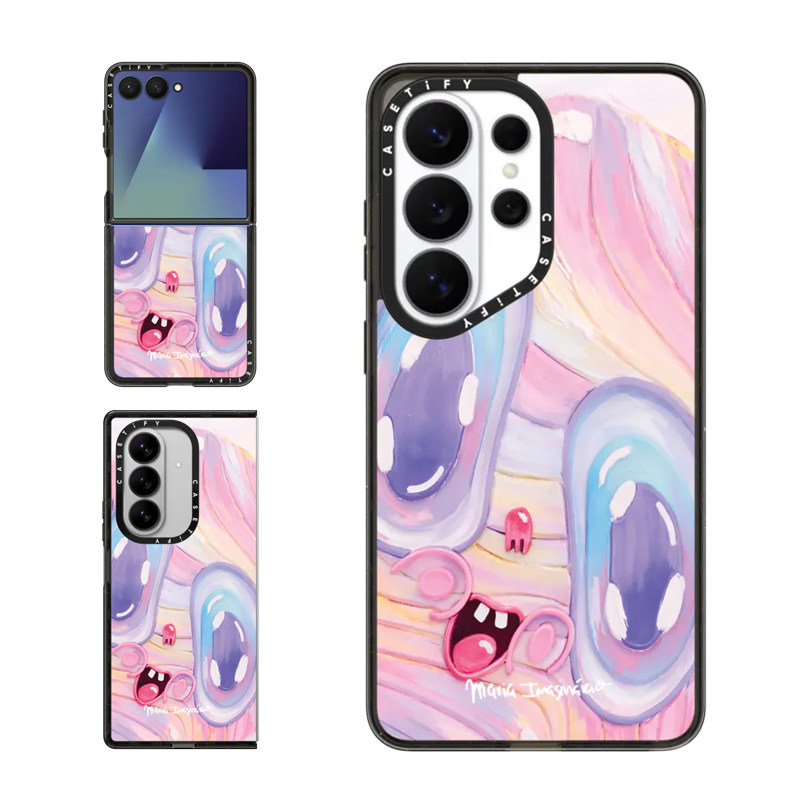 现货CASETiFY波浪适用于三星S25/S26 Ultra手机壳Z Flip7/Z Fold 6/5创意小众梦幻艺术独特全包防摔保护套s24