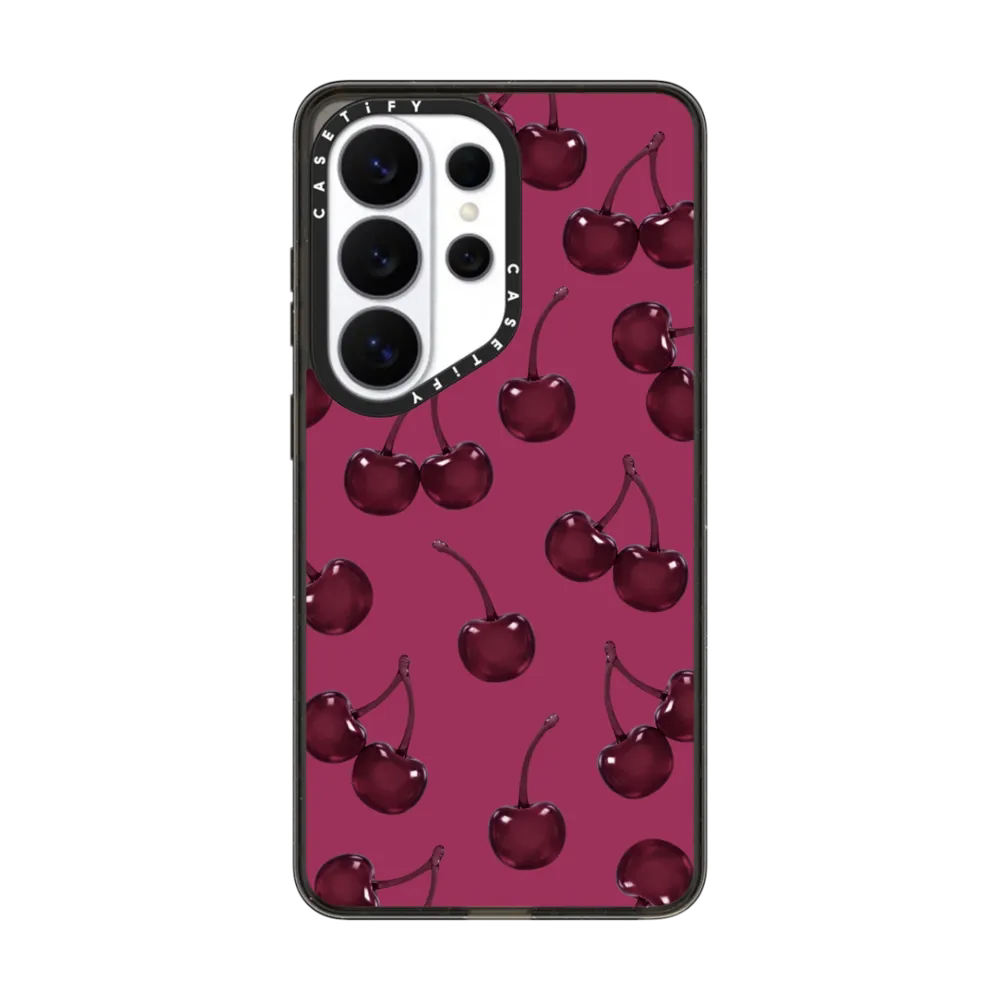 CASETiFY醋栗色黑樱桃果冻手机壳