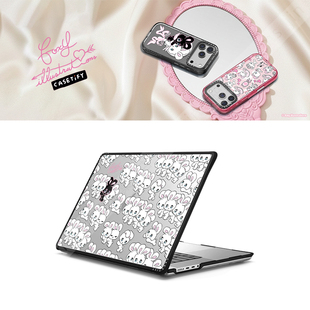 CASETiFY可爱大眼兔foxy illustrations适用苹果MacBook Pro 13/14/15/16寸电脑笔记本保护壳Air防摔套M1-M4