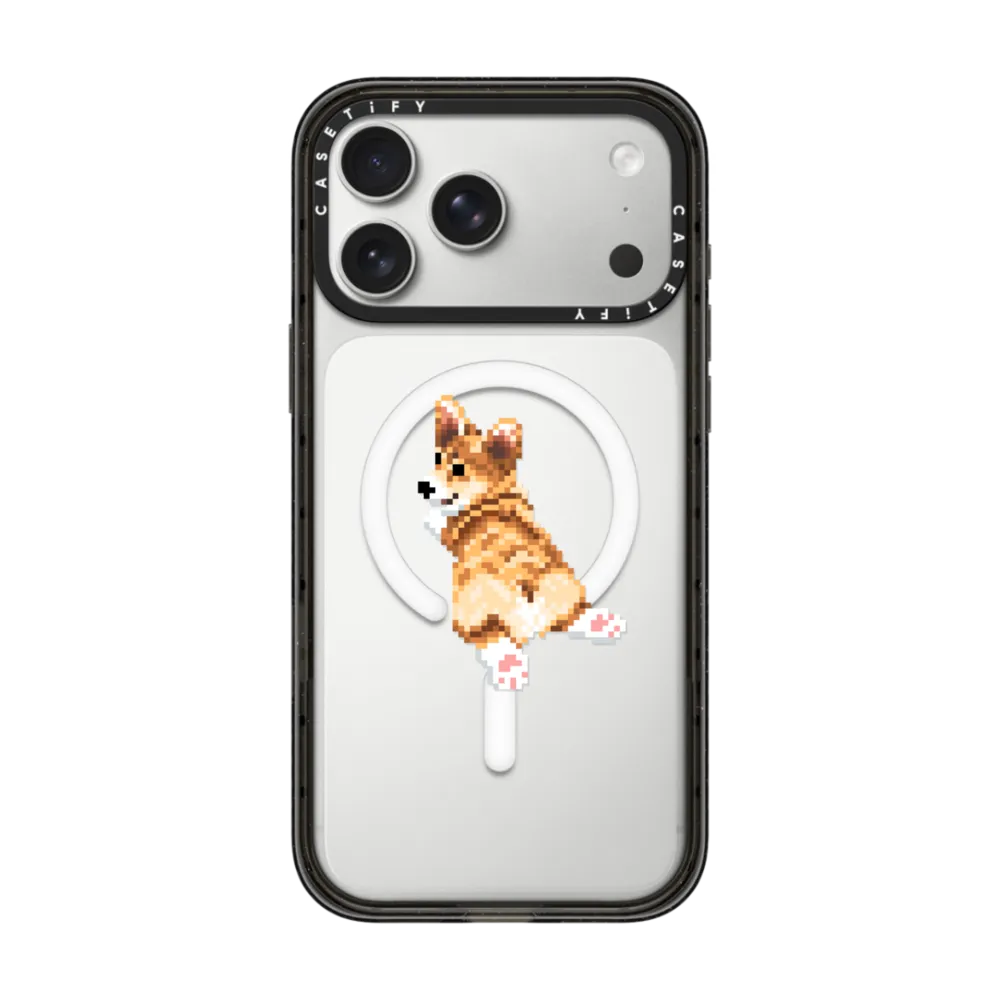 现货CASETiFY柯基狗狗屁股适用苹果iPhone17 pro max磁吸手机壳16/15/14创意潮牌13小众趣味高端简约防摔套12