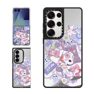 Ultra手机壳Z Flip7 现货CASETiFY艺术家Kiera S25 Fold 5可爱保护套s23 Won梦幻猫咪蛋友会适用三星S24