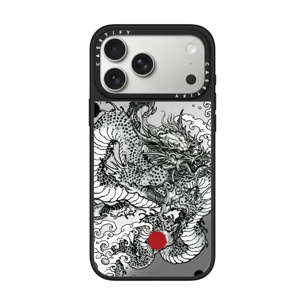 现货CASETiFY龙之力量适用苹果iPhone17 Pro Max手机壳16/15/14磁吸镜面13个性air小众奢华复古浮世绘防摔12