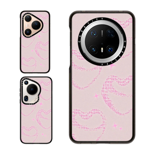 现货CASETiFY李沅禧ILLIT WONHEE梦幻爱心粉色适用华为Pura 80 Pro手机壳Ultra/Pocket 2折叠Mate70Pro+甜酷