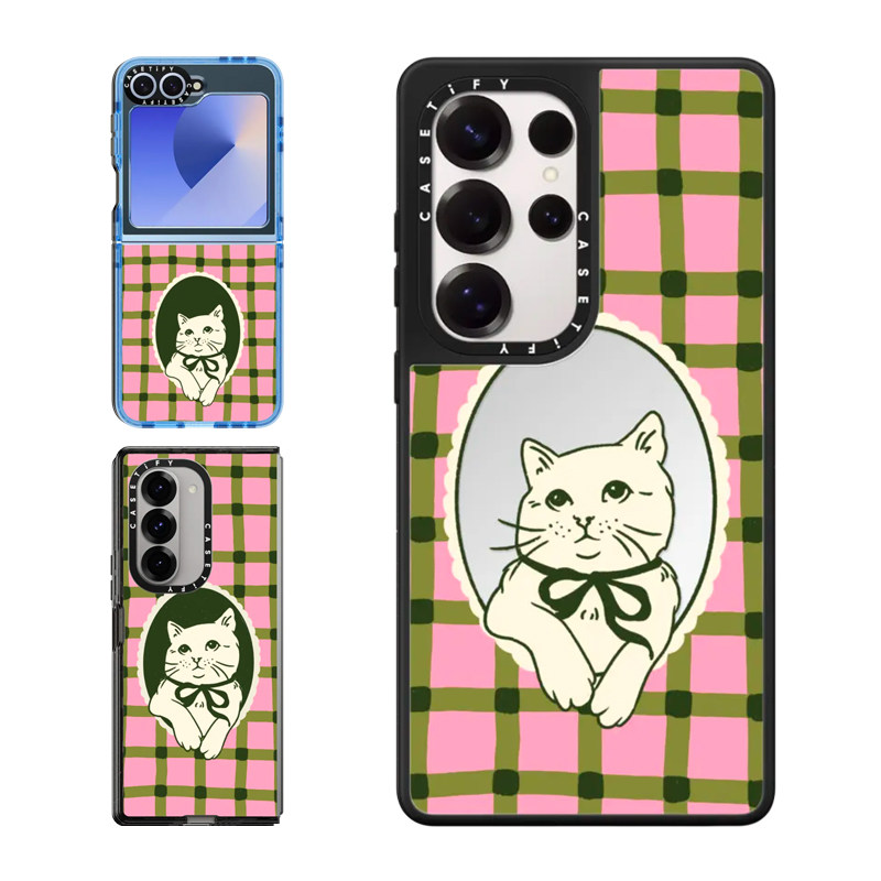 CASETiFY小猫相框适用三星手机壳