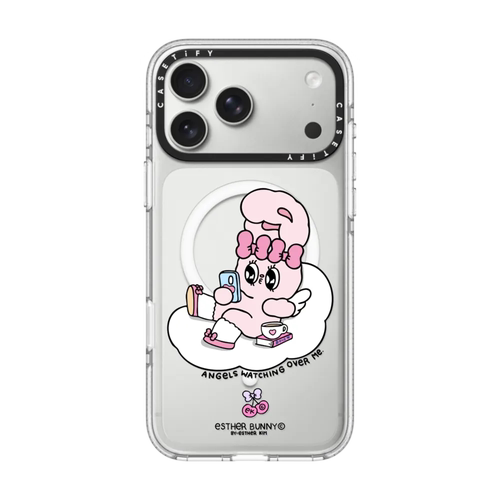 CASETiFY在通话中可爱兔子手机壳