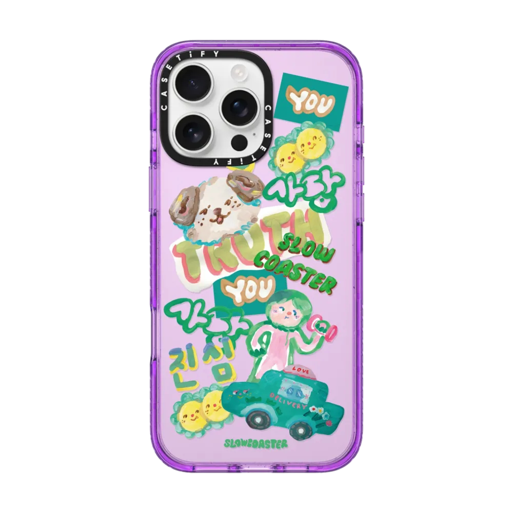 现货CASETiFY绿色狗狗适用苹果iPhone16 Pro Max磁吸手机壳15/14小众艺术家13/12透明可爱轻奢全包防摔保护套