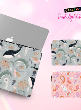 CASETiFY插画艺术Pink Light Studio奇趣可爱适用苹果iPad/MacBook Pro13/16寸笔记本电脑包海绵内胆包保护套
