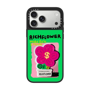 14潮流艺术RICH 现货CASETiFY绿意盎然适用苹果iPhone17 max磁吸手机壳16 FLOWER有钱花13新年好运12 pro