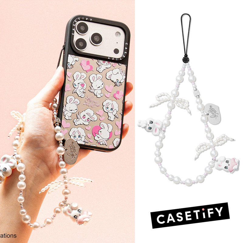 CASETiFY萌趣味可爱兔子手机挂链