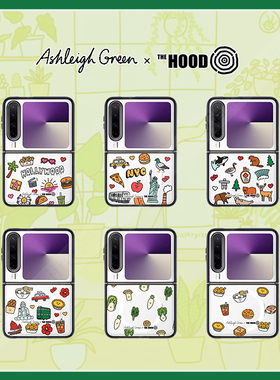 THE HOOD艺术家联名Ashleigh Green适用于华为Pura X磁吸换图手机壳小众趣味可爱小清新ins风全包防摔保护套