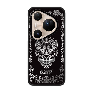Pro手机壳80Ultra 时尚 Mate60 创意个性 潮牌小众高端全包防摔保护套 70Pro 现货CASETiFY哥特骷髅适用华为P80