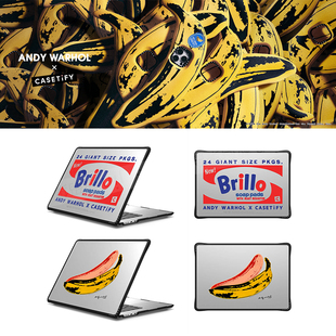 CASETiFY联名Andy Warhol适用苹果MacBook Pro13/14/15/16寸电脑笔记本保护壳Air限量高端2020-2025款M3/M4套