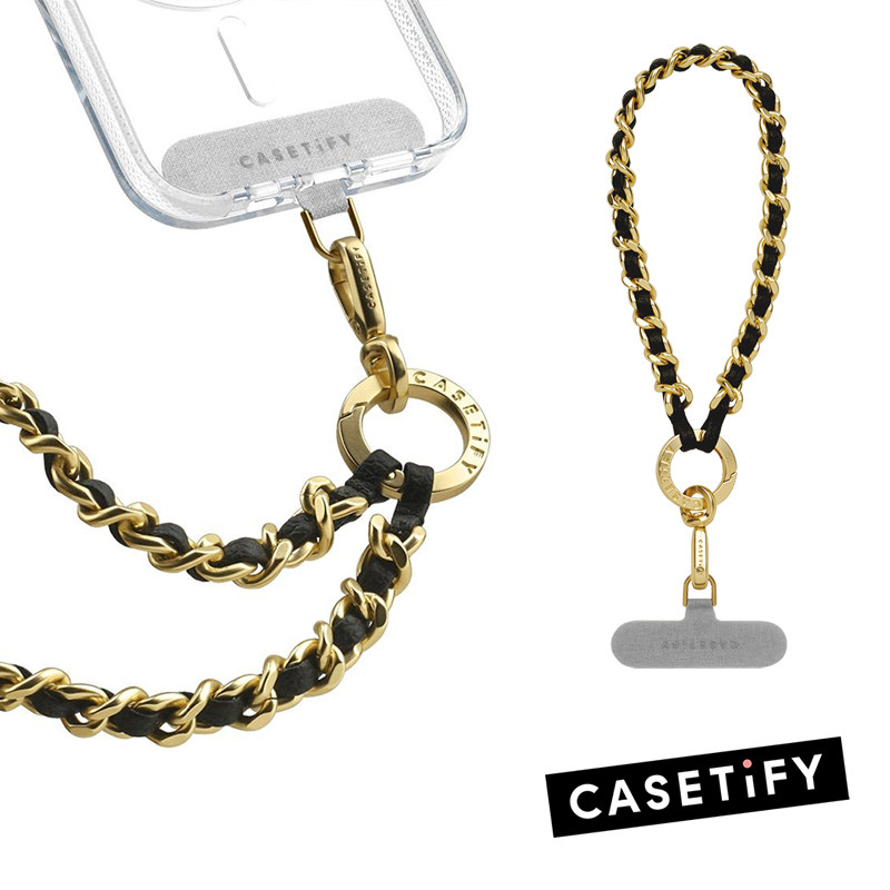 CASETiFY时尚皮革链腕带手机链