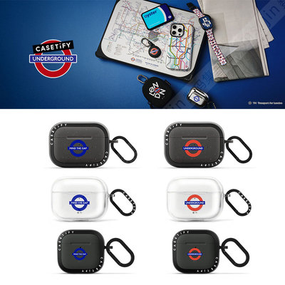 CASETiFY联名伦敦地铁耳机保护套