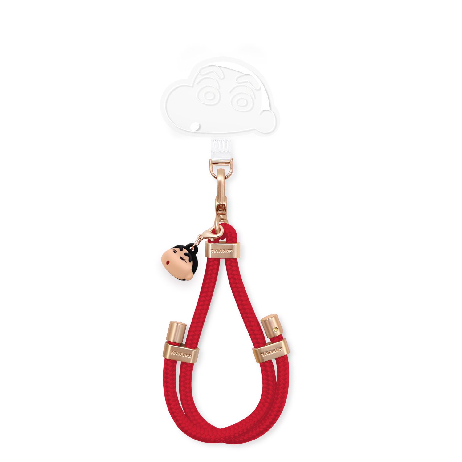 蜡笔小新卡通可爱公仔手腕带手机挂绳相机钥匙扣挂件吊饰背壳配件