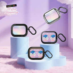 CASETiFY艺术家联名Maria Imaginário梦幻色彩适用苹果Airpods pro 2/3代无线蓝牙耳机保护套Airpods 4代壳