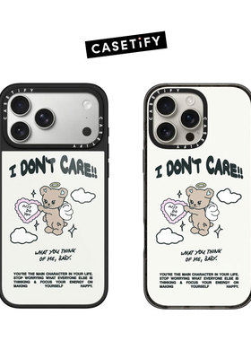 现货CASETiFY天使小熊适用苹果iPhone17 Pro Max磁吸手机壳16/15/14潮牌13趣味可爱air全包防摔抗震保护套12