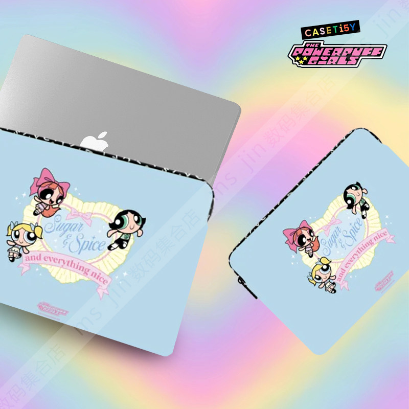 CASETiFY联名飞天小女警可爱卡通限量款适用于苹果iPad/MacBook Pro 13/16寸笔记本电脑包海绵内胆包袋保护套