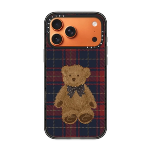 14圣诞节日氛围感13冬季 现货CASETiFY泰迪熊红色格纹适用苹果iPhone17 max磁吸手机壳16 轻奢保护套12 pro