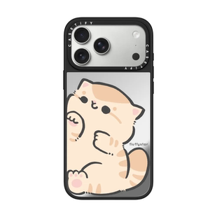 现货CASETiFY撒娇小黄猫适用苹果iPhone17 pro max手机壳16/15磁吸14卡通可爱毛绒绒星人猫咪13情侣保护套12