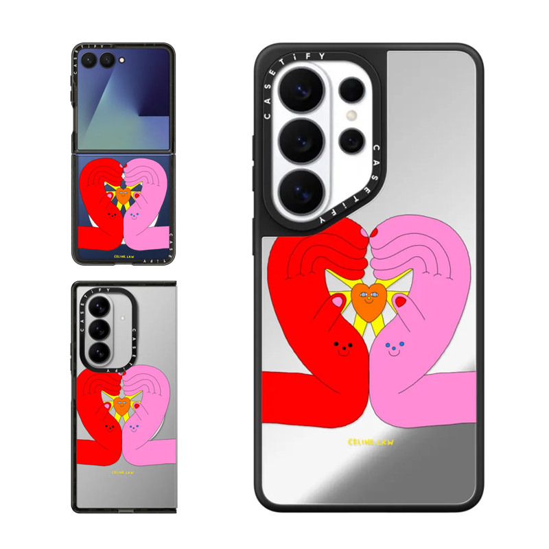 现货CASETiFY爱的力量适用于三星S25/S26 Ultra手机壳Z Flip7/Z Fold 6/5时尚潮牌小众高端全包防摔保护套s24