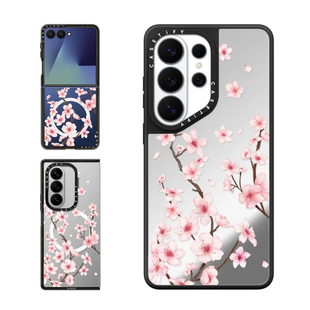 现货CASETiFY樱花盛开适用三星S25/S26 Ultra手机壳Z Flip7/Z Fold 6/5春日花卉艺术小众轻奢ins风保护套s24