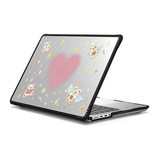 Pro13 M2防摔套Air卡通可爱M1 casetify仙女熊熊适用苹果MacBook 16寸磨砂电脑笔记本保护壳2021 2024款