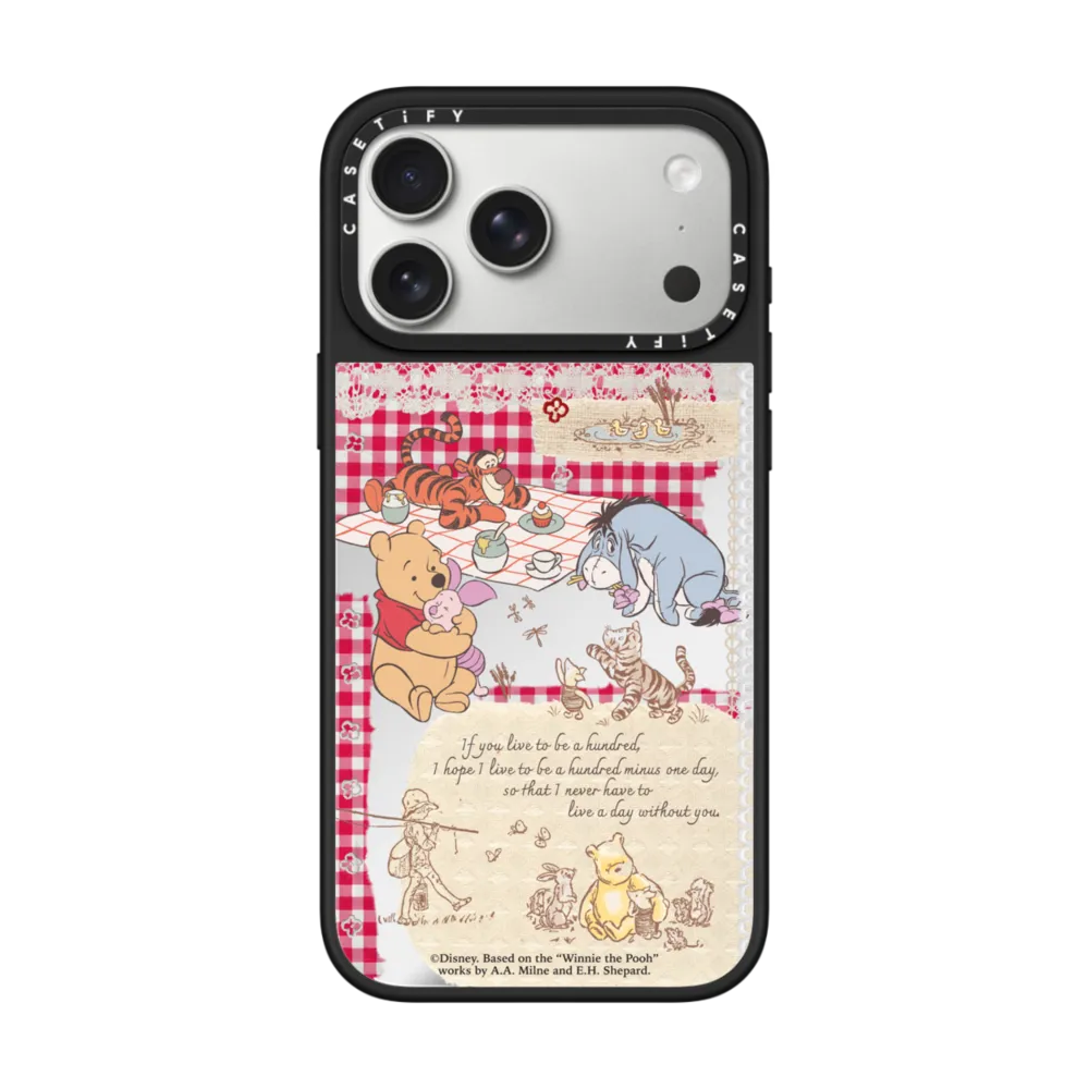 现货CASETiFY联名迪士尼小熊维尼野餐学院适用苹果iPhone17 pro max磁吸手机壳16/15/14可爱童趣13限量保护套