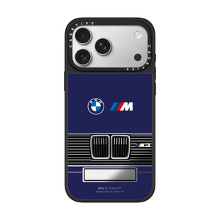 现货CASETiFY联名BMW宝马M3 E30车牌号蓝色定制适用苹果iPhone17 pro max磁吸手机壳16/15/14奢华13保护套12