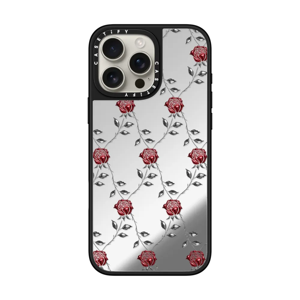 现货CASETiFY金属玫瑰适用于苹果iPhone16 pro max磁吸手机壳15/14/13时尚赛博街头风夏日高级感防摔保护套12
