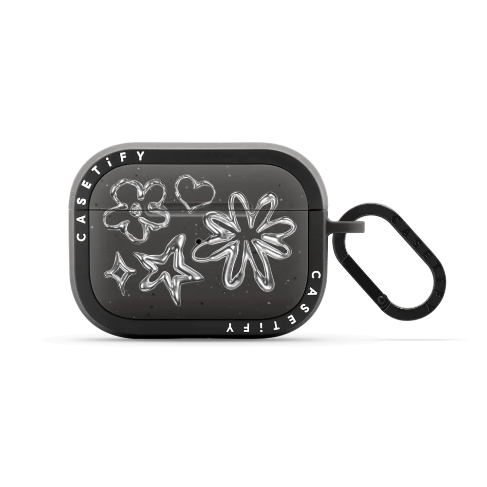 CASETiFY液体金属涂鸦适用苹果Airpods pro 1/2代无线蓝牙耳机保护套Airpods 3/4代时尚潮牌小众高级感防摔壳