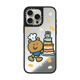 现货CASETiFY团子家族美食团阿熊糕点师适用于苹果iPhone16 pro max磁吸手机壳15/14/13可爱厨师小熊保护套12
