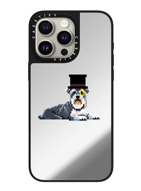 现货CASETiFY绅士雪纳瑞狗狗适用苹果iPhone16 pro max磁吸手机壳15/14/13个性潮牌小众高端趣味卡通全包防摔