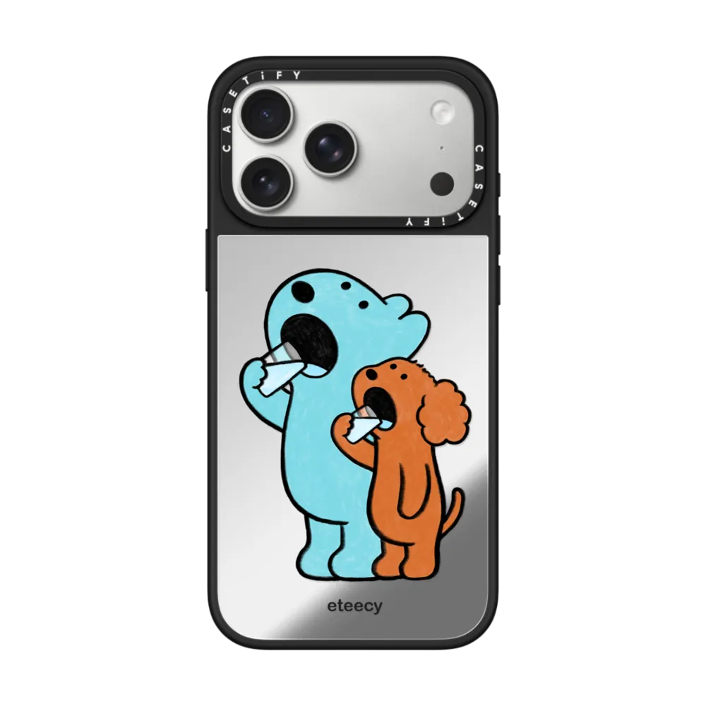 现货CASETiFY多多喝水可爱狗狗适用苹果iPhone17 Pro Max手机壳16/15/14/13韩国艺术家eteecy趣味air防摔12套