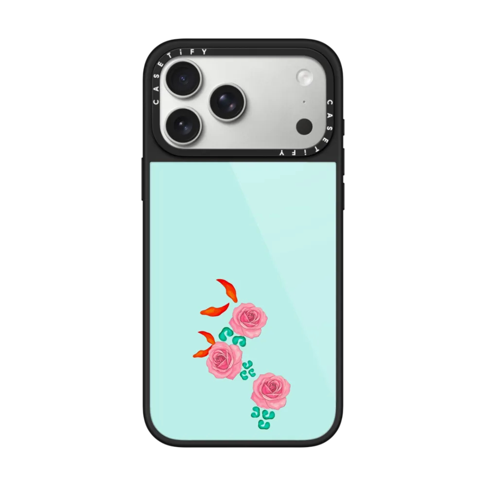 现货CASETiFY玫瑰晶釉框适用苹果iPhone17promax磁吸手机壳17pro釉光背板air时尚小清新简约防刮花16pm保护套