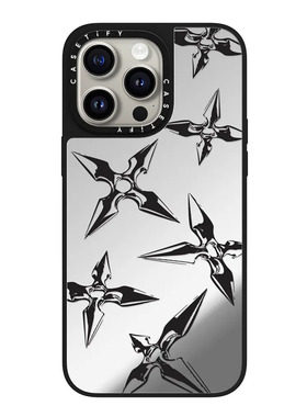 黑色飞镖casetify适用苹果iPhone16 pro max磁吸手机壳15镜面14个性13小众高级感轻奢防摔保护套潮
